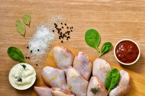 Chicken legs Stock Photos