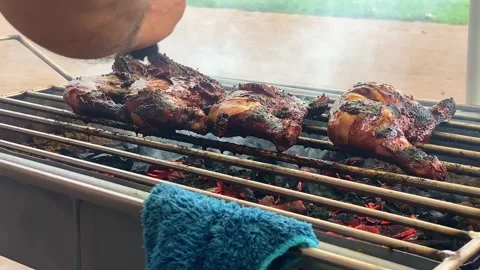 Chicken Legs Roasted Stock Footage 277072689