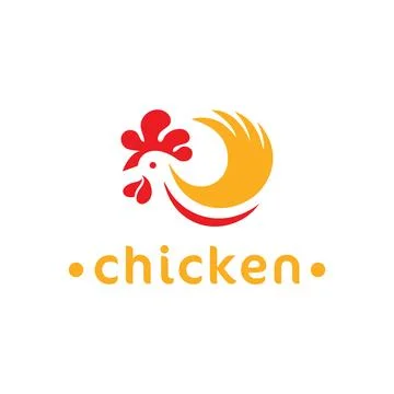 Chicken logo e2 brand, symbol, design, graphic, minimalist.logo Stock Illustration