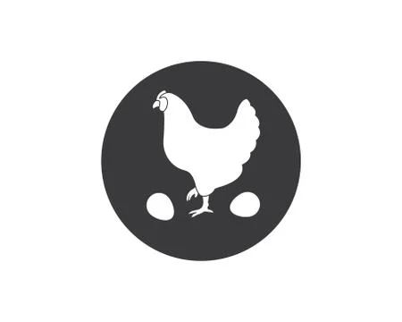 Chicken logo icon vector illustration Stock Illustration