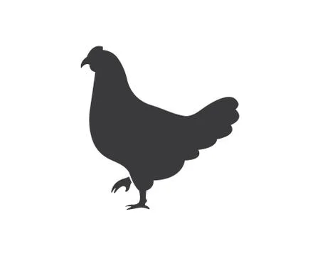 Chicken logo icon vector illustration Stock-Illustration