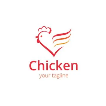 Chicken logo Stock Illustration