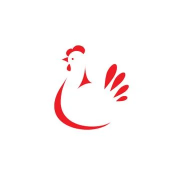 Chicken logo Stock Illustration