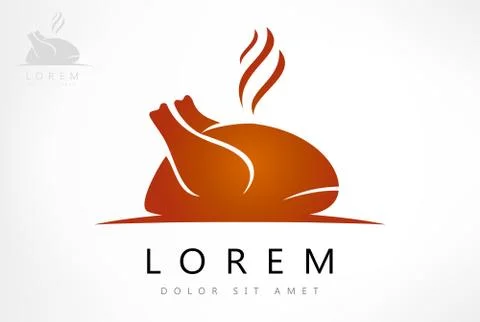 Chicken logo Stock Illustration