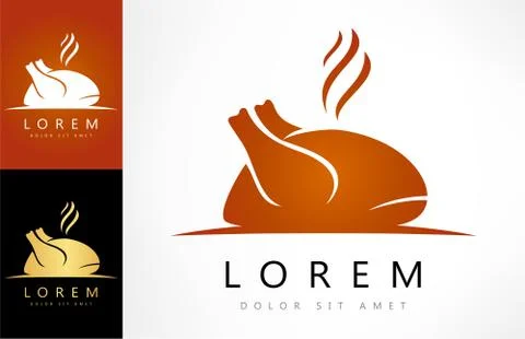 Chicken logo Stock Illustration
