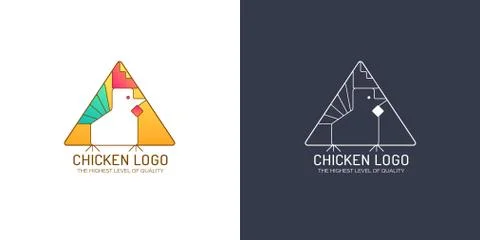Chicken logo Stock Illustration