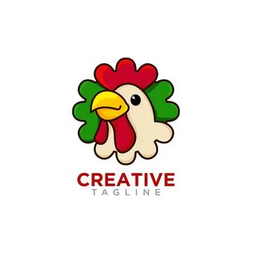 Chicken logo Stock Illustration