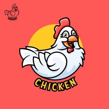 Chicken logo Stock Illustration