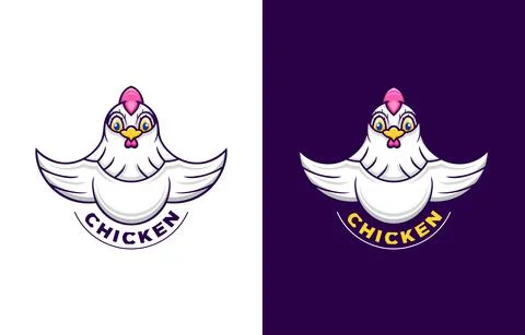 Chicken logo Stock Illustration