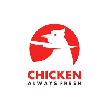 Chicken logo Stock Illustration