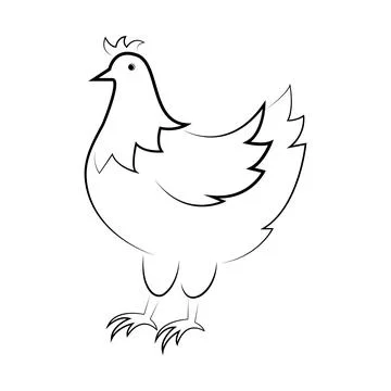 Chicken logo vector design Stock Illustration