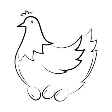 Chicken logo vector design Stock Illustration