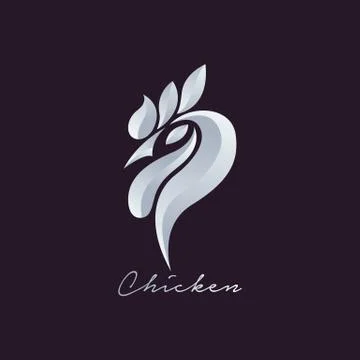 Chicken logo vector Stock Illustration