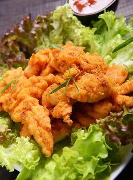 Chicken loins Foto stock