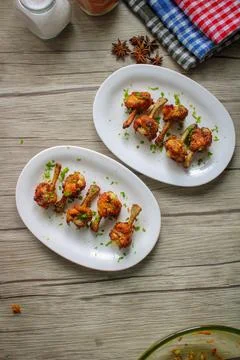 Chicken Lollipop Stock Photos