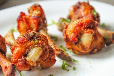 Chicken lollipop Stock Photos