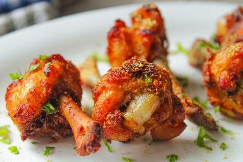 Chicken lollipop Stock Photos