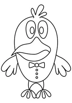 Chicken lost, contours Illustrazione stock