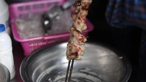 Chicken Malai Tikka Stock Footage 132582050