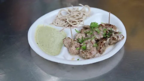 Chicken Malai Tikka Stock Footage 132582123