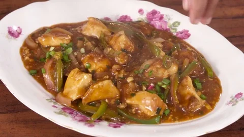 Chicken Manchurian Stock Footage 83069818