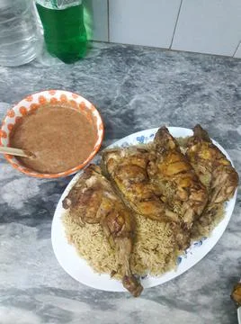 Chicken mandi Stock Photos