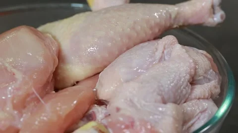 Chicken meat Video stock 141014070