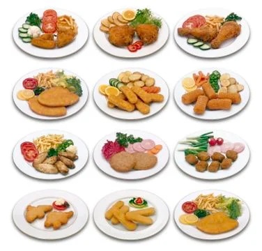 Chicken menu Stock Photos
