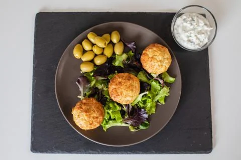 Chicken muffins Stock Photos