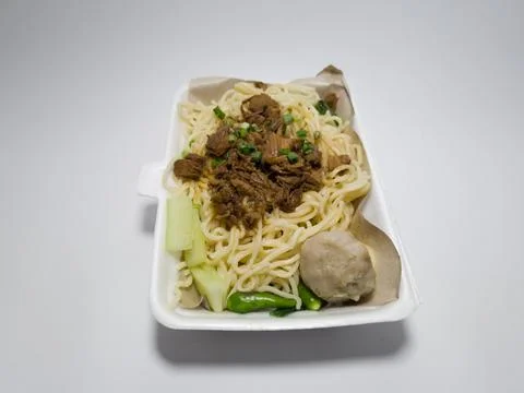 Chicken noodle Foto stock