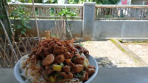 Chicken noodles Stock Footage 266763927