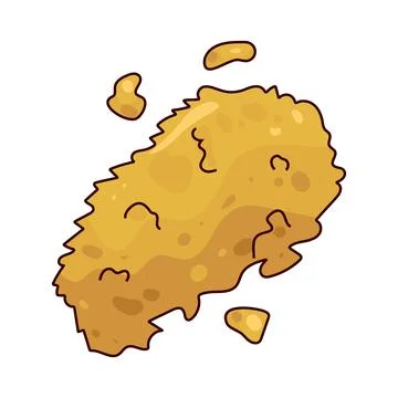 Chicken Nugget illustration Stock Illustration