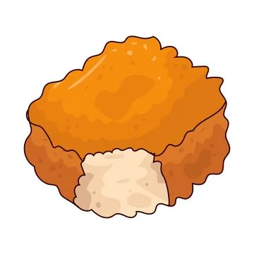 Chicken Nugget illustration Stock Illustration