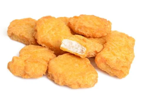 Chicken Nuggets, Cut Out Stock Photos