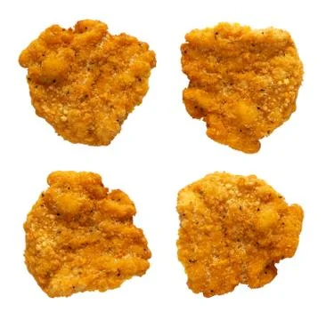 Chicken nuggets isolated Stock Photos