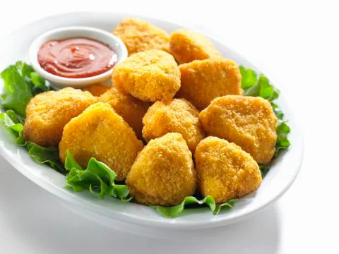 Chicken nuggets Stock Photos