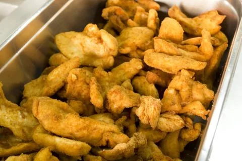 Chicken nuggets Stockfoto's