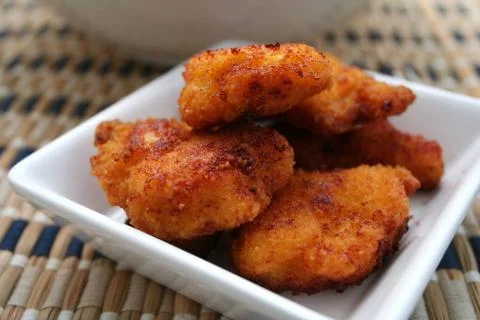 Chicken nuggets Foto stock