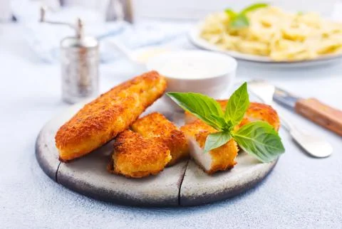 Chicken nuggets Stock Photos