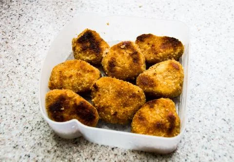 Chicken nuggets Stock Photos