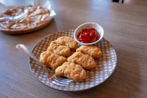 Chicken nuggets Stock Photos