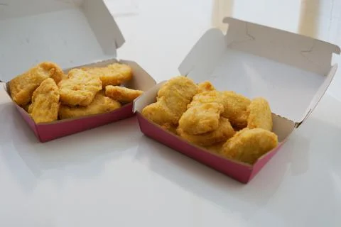 Chicken Nuggets Stock-Fotos