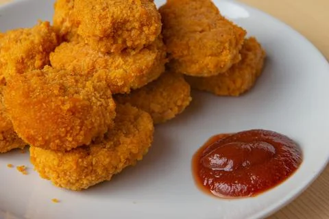 Chicken nuggets Stock Photos
