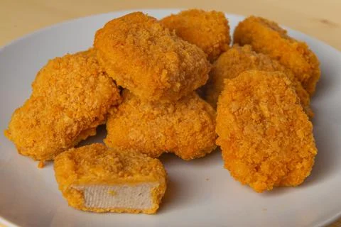 Chicken nuggets Stock Photos