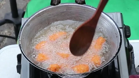 Chicken nuggets preparation Stock Footage 248941721