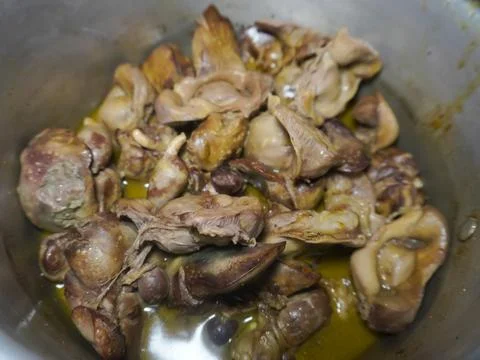 Chicken offal Stock Photos