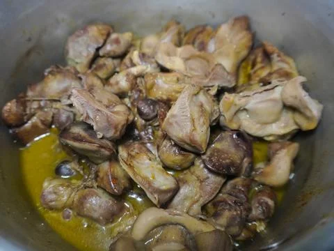 Chicken offal Stock Photos