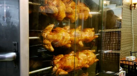 Chicken on the oven  Video stock 66944904