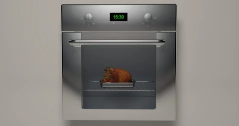 Chicken Oven Transition Vídeos de archivo 90006218