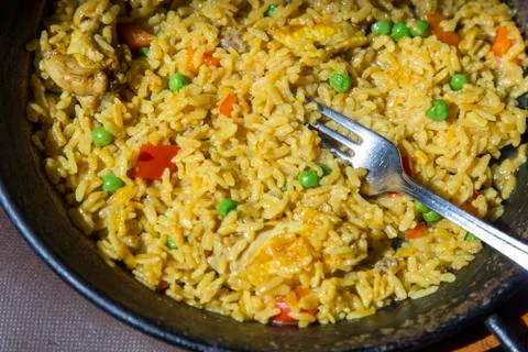 Chicken Paella Stock Photos